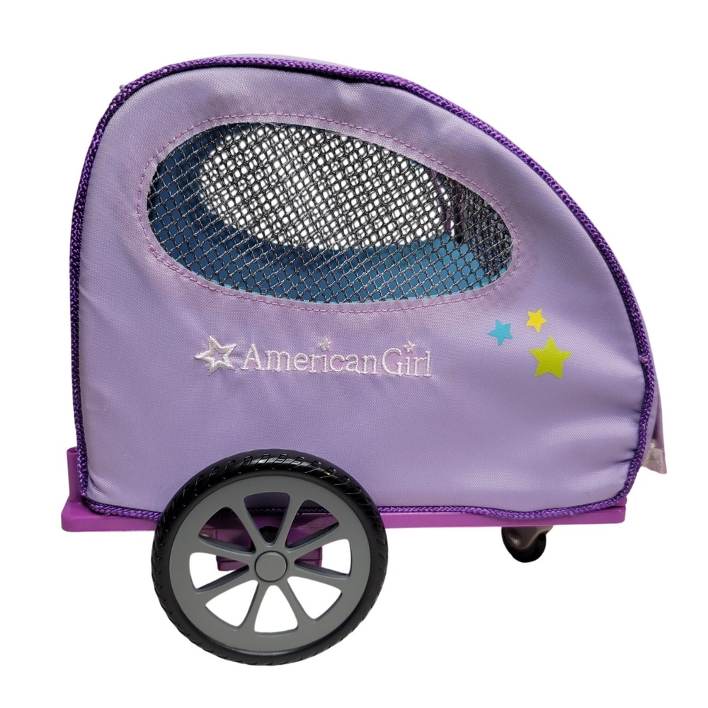 American Girl Purple‎ Pet Trailer for Trail Bike Retired 2012 Replacement